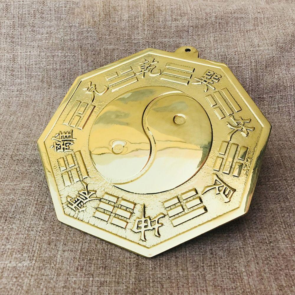 

Feng Shui Convex Mirror Ornament Chinese Style Auspicious Crafts Mirror Crafts Pendant