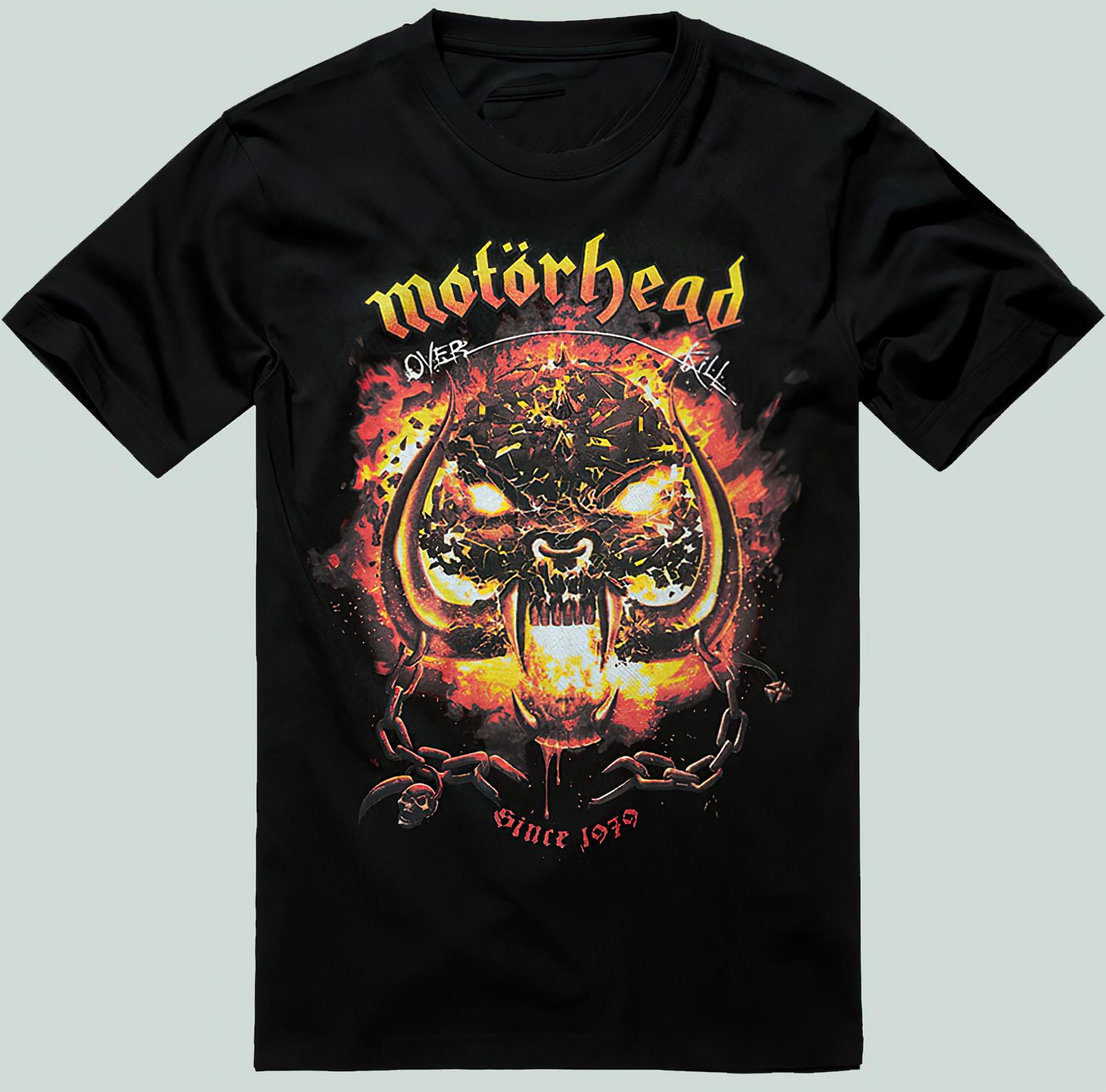 Motorhead Overkill Logo 1979 Black Unisex T-shirt Size S-5XL XXL