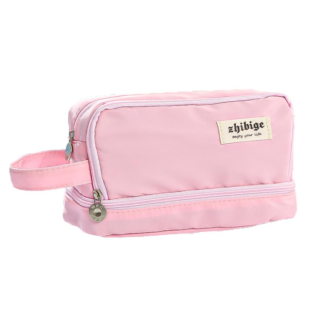 Dopamine Student Large Capacity Multi Functional Pen Case Pen Bag Macaron Colored Cute Pen Case Storage Bag
