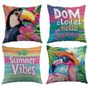 Animal Series Pillowcases HD Animal Printing and Dyeing Short Plush Cushion Covers Living Room Study Bedroom Decorative Pillowcases