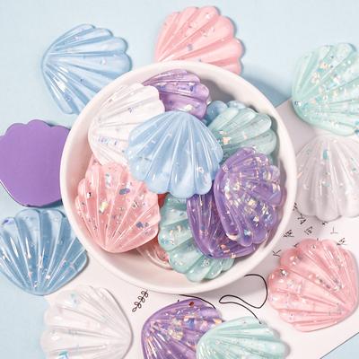 Handgefertigte 5 Stück DIY Creme Gel Handy-Schindeln Shell Patches Nicht-poröse Shell Patch Transluzente Materialien Aufbewahrungsbox Dekorativ