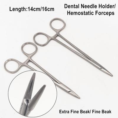 Stomatologická ortodontická ihla Držiak kliešte Pinzeta proti komárom Dentálny chirurgický nástroj Hemostatické kliešte Nástroje pre zubára Nástroj