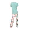Bludream Buttoned Viscose Plus Size Women's Pajamas Set
