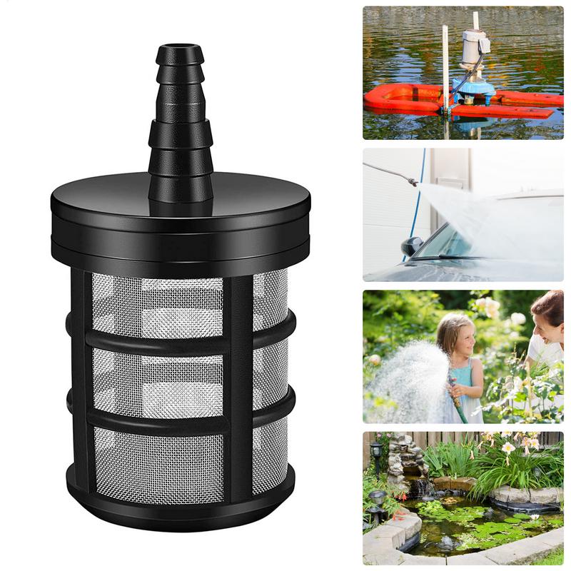 Garden Hose Sediment Filter Hose Strainer Household Water Line Filter Attachment with 50 Mesh Screen for Water Pumps Sprayers