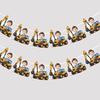 6Pcs/12pcs Birthday Customizable Portrait Digger Tractor Hard hat Pattern Banner Children Birthday Parties Cute Banner Decor