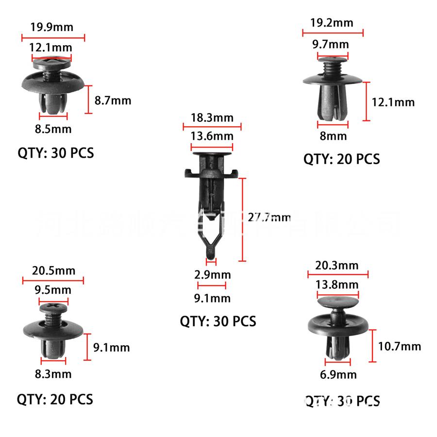 22 Kinds 3 layers of 635 Ps Fasteners Set car Bumper Clip Car Repair Parts Clip