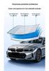 Double Layer Car Windshield Sunshade with Heat Insulation and Laser Blackout