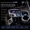 BMW 3 Series, 5 Series, X1, X3, X5 Crystal Gear Shift Knob - Personalized Interior Modification Accessory.