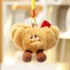 Plush Food Toy Sandwich Hamburger Hotdog Cute Bag Charm For Girls