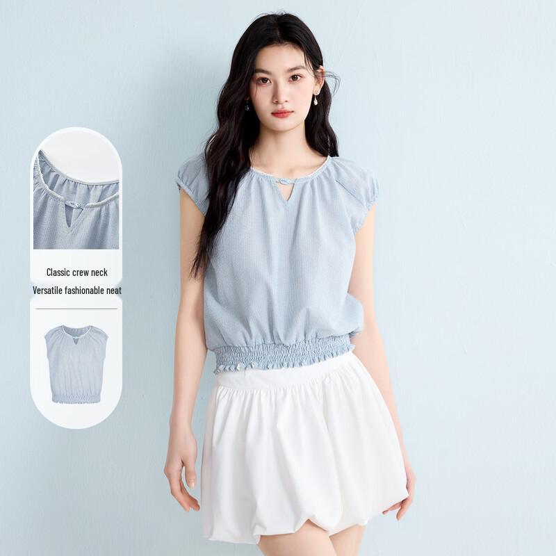 FivePlus Women s Short Sleeve Slim-Fit Shirt M
