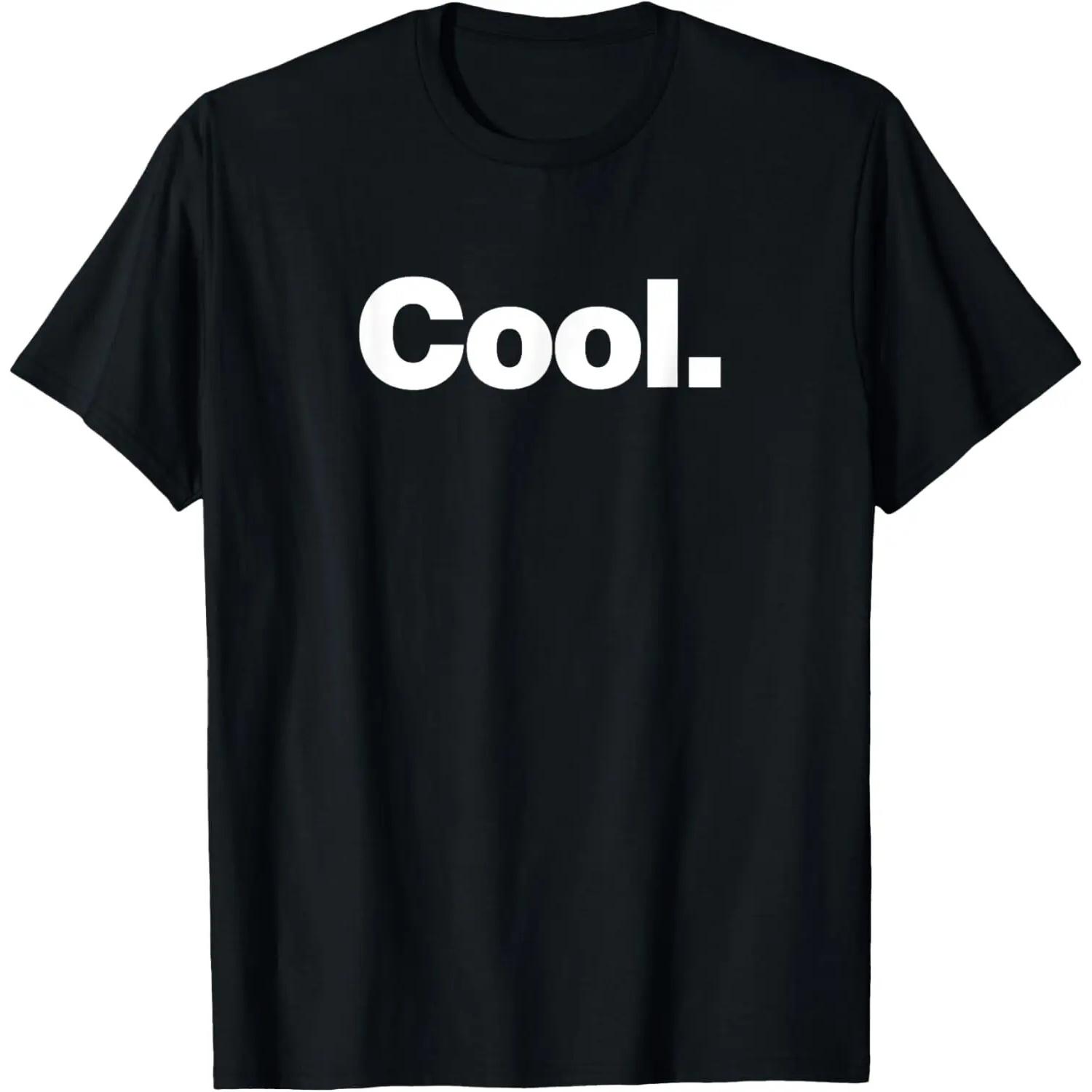 The word Cool  A design that says Cool T-Shirt S чёрный