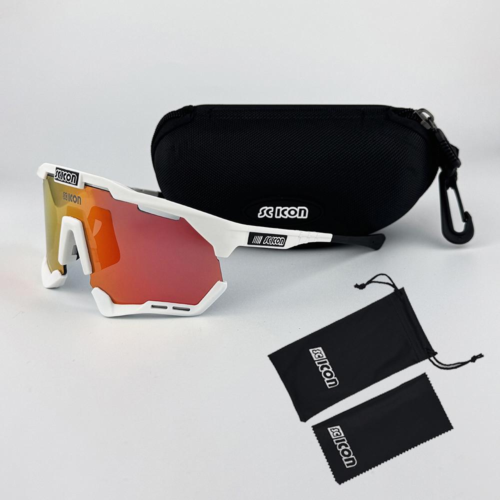 Ochelari de ciclism SCICON Ochelari de ciclism montan Ochelari de ciclism rutier Ochelari de protecție Bărbați Femei Sporturi în aer liber Ciclism Ochelari de soare Etui Accesorii