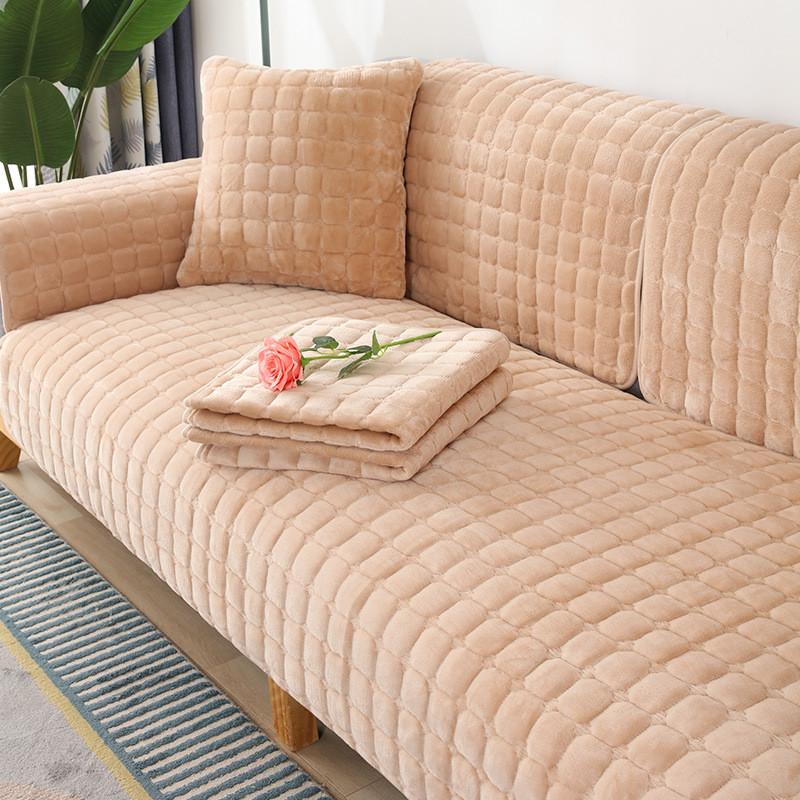 Fabric Simple Household Sofa Seat Pad With Enhanced Padding And Nonslip Surface