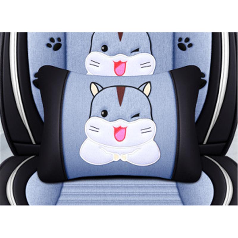2020 Cartoon Buckwheat Car Seat Cushion - Full Cover, All-Season