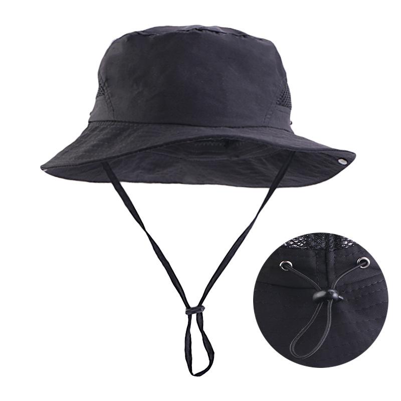 Outdoor Waterproof Bucket Hat Summer Female Anti-ultraviolet Sunshade Mountaineering Sun Hat Parent-child Anti-sun Hat