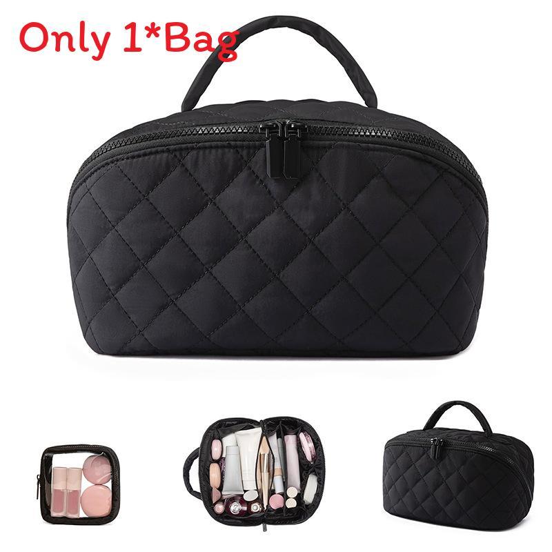 Modern Cube Makeup Organizer With Large Capacity For Travel And Home Use