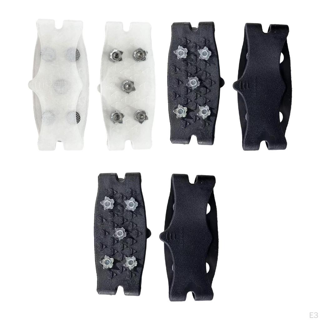 2 Stück 5 Schnee , Klettern Anti-Rutsch Spikes Grips Steigeisen, Kralle Outdoor Rutschfeste Überschuhe