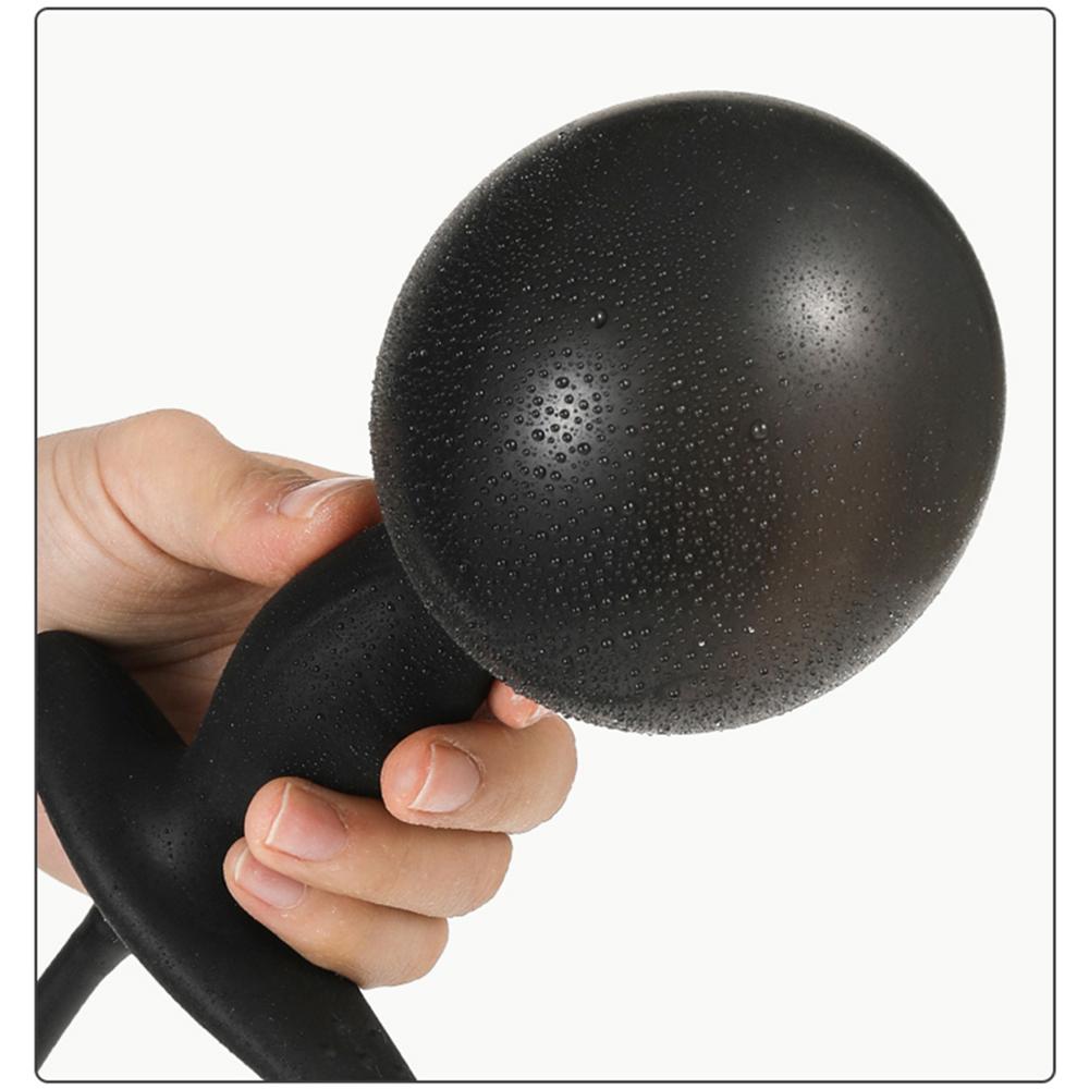 Aufblasbarer Analplug Riesen-Buttplug Anus-Dilatatoren Prostata-Massagegerät Stimulieren Sexspielzeug für Frauen Männer Erwachsener Masturbator