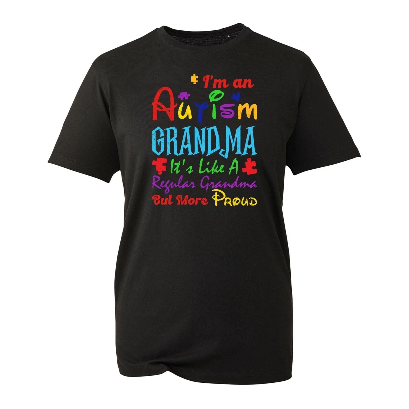 I m An Autism Grandma T-shirt, Autism Awareness Puzzle Adults Top 4XL