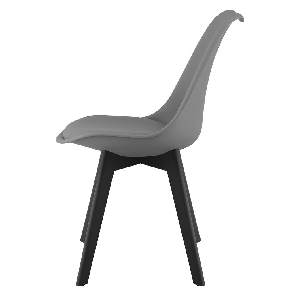 MARK chair - graphite / black legs x 2