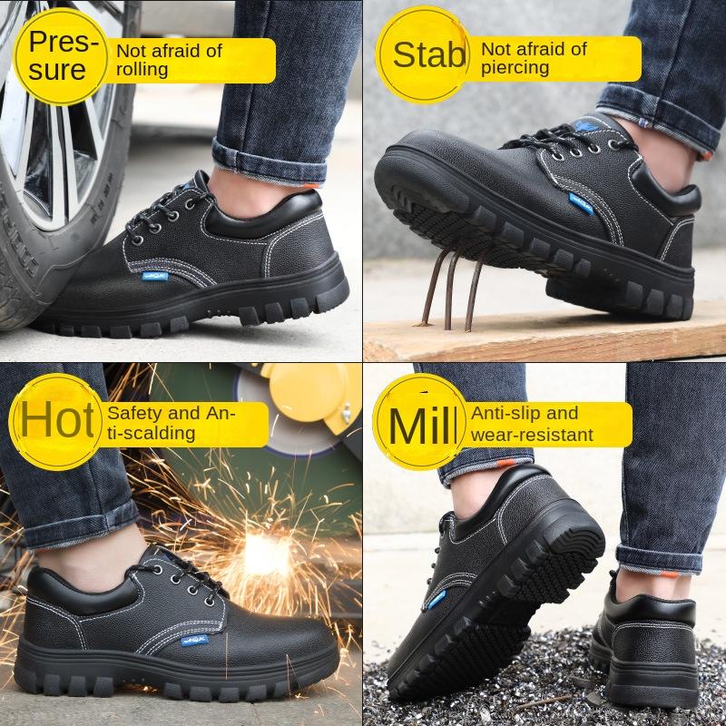 Labor Insurance Shoes Anti-smashing, Anti-piercing, High Temperature Resistant Work Shoes Wear-resistant, Comfortable and Protective Shoes