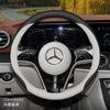 2026 For MERCEDES Luxury Steering Wheel Cover Nappa Leather Soft Touch Fit C‑Class E‑Class S‑Class GLC GLE CLA Car Accessories