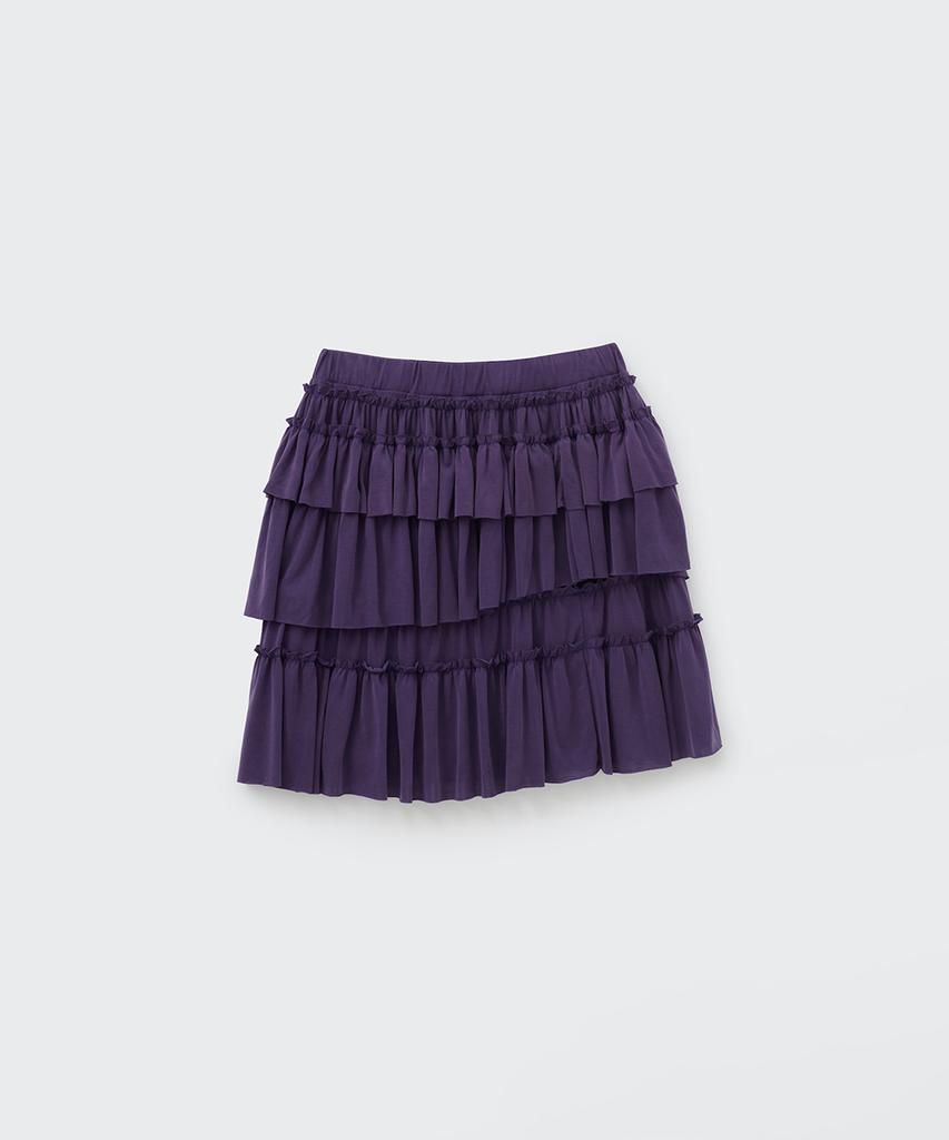 Koseumoseu Layered Frill Skirt (Purple)