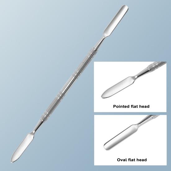 Paleta de machiaj Paleta de amestecare a pigmentilor pentru machiaj profesional din oțel inoxidabil pentru amestecarea accesoriilor