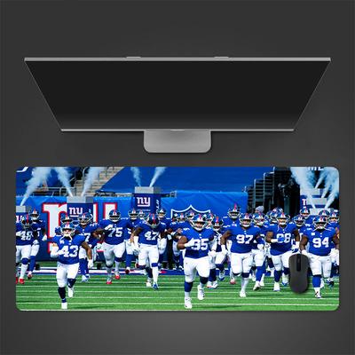 Giants Players Mouse Pad, Large Gaming Desk Mat, Non-slip XXL Mousepad for Laptop & Tablet, Mini PC Playmat with Stitched Edges