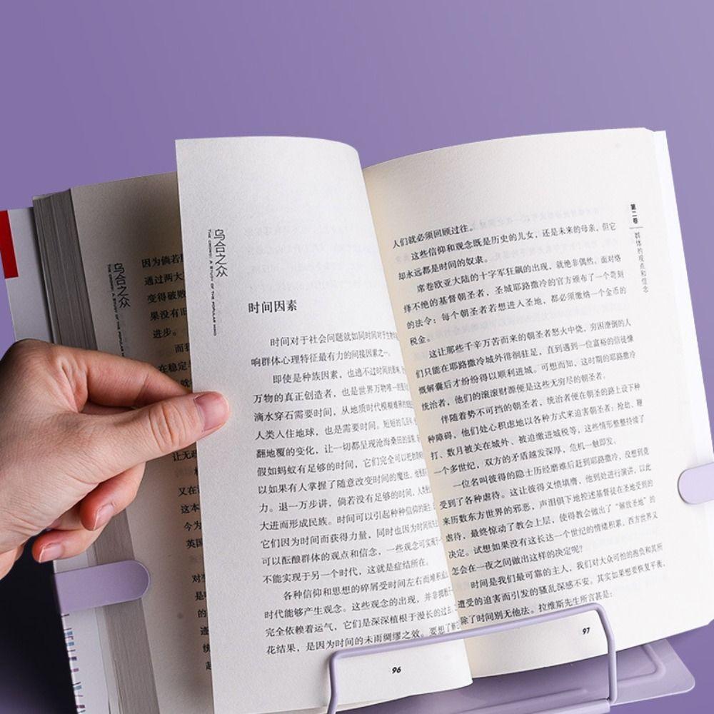 Reading Holder Desk Book Stand Adjustable Cookbook Bracket Sturdy Reading Bookshelf  Textbook