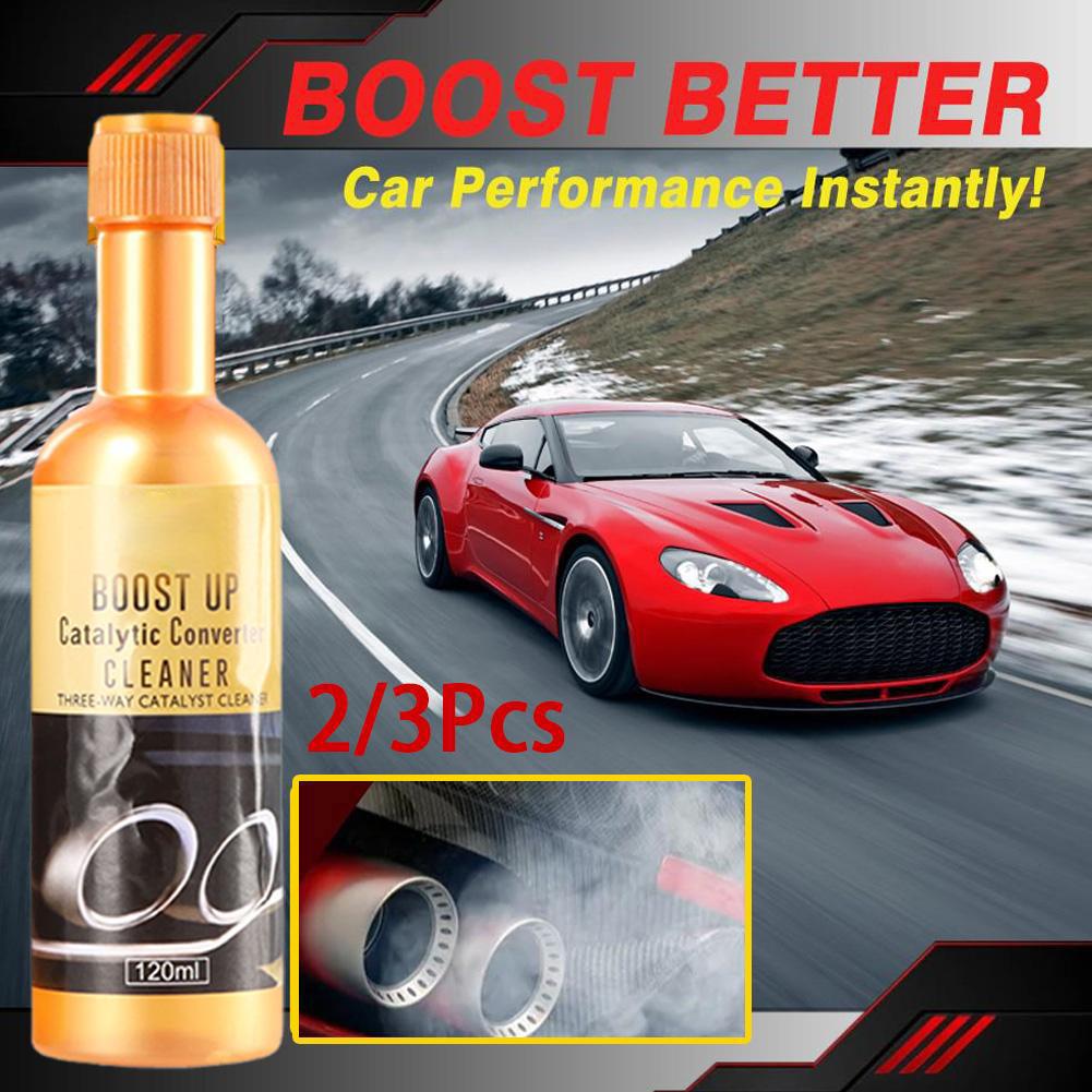 120ML 3pcs Car Catalytic Converter Cleaners Automobile Cleaner Catalysts Easy To Clean Engine Accelerators CSV