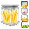 Kichen Accessories Food Chopper with Container.4 In 1 Chopper Vegetable Cutter with French Fry Cutter,veggie Chopper