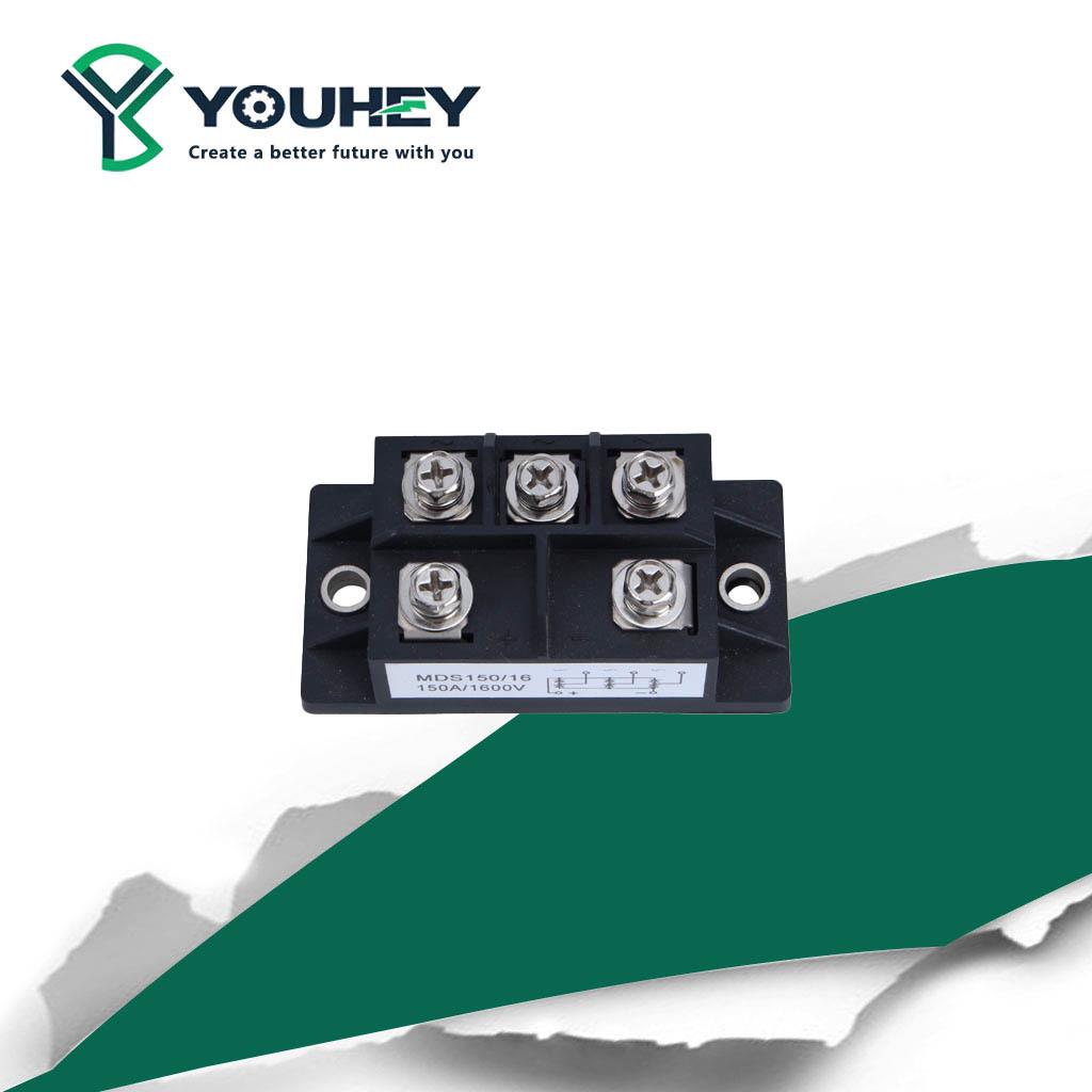 Three-Phase Rectifier Bridge: MDS150A1600V, MDS200, MDS100, AC 380V to DC