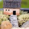 Resin 2Pcs Stairs DIY Doll Fairy Home Decoration Miniature Step House Model Garden Accessories