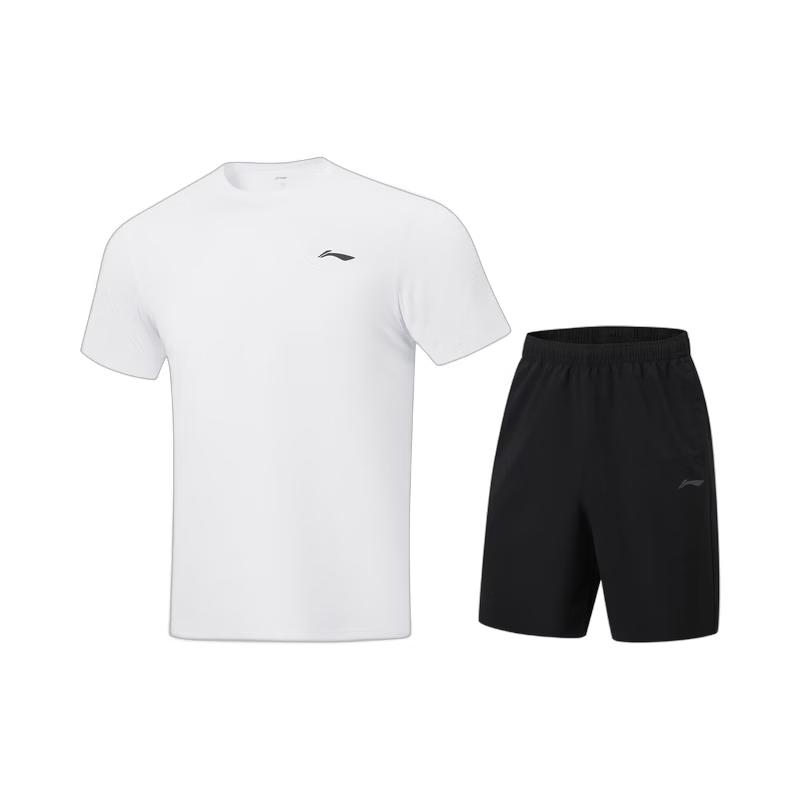 Li-Ning Men's 2026 Summer Short Sleeve & Shorts Sportswear Set AWBW087