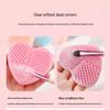 Heart-Shaped Silicone Makeup Brush Cleaner