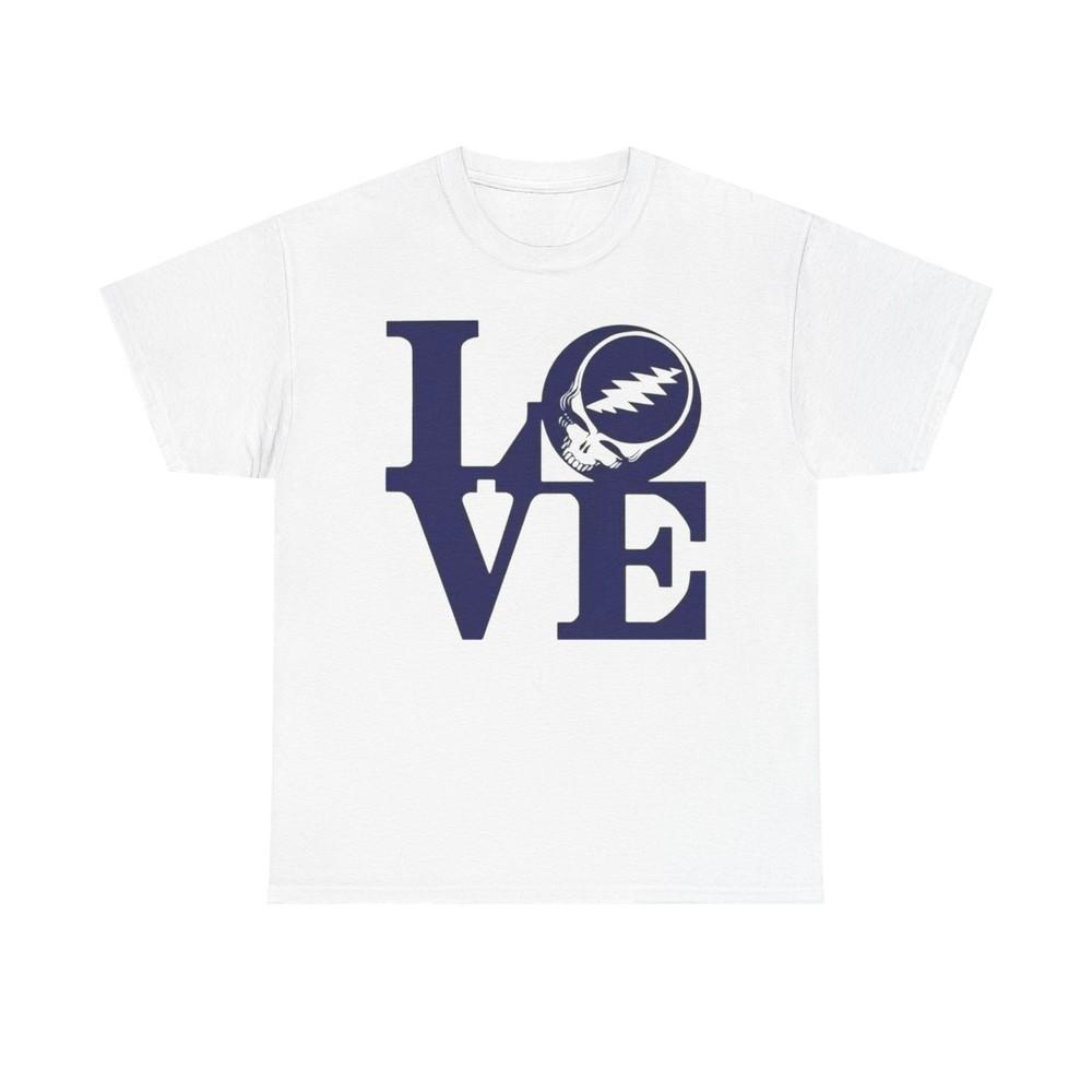 Grateful Dead Love Vintage Graphic T Shirt Adult NEW Unisex T-Shirt XXL