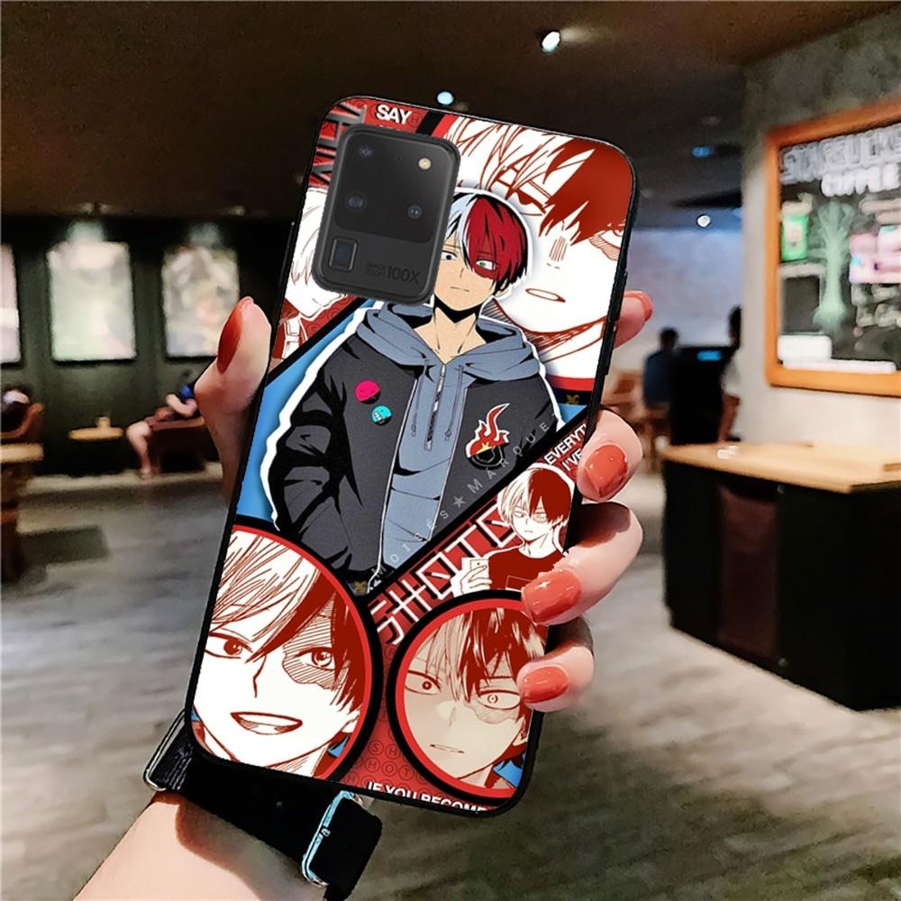 My Hero Academia Shoto Todoroki Handyhülle Für Samsung S 9 10 20 21 22 23 30 23 24 plus lite Ultra FE S10lite Fundas