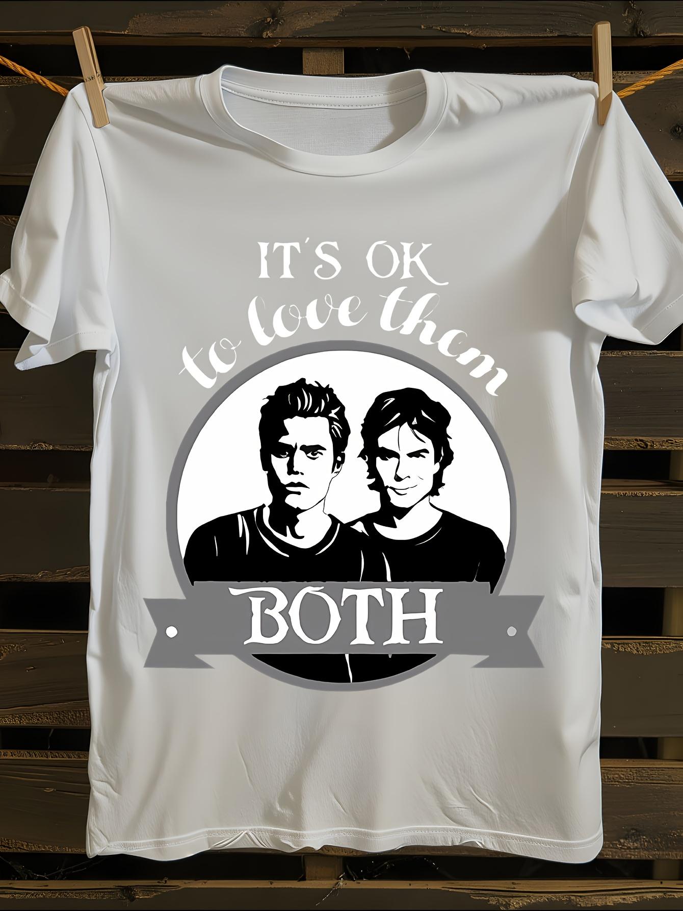 TVD It S OK to Love Both Graphic T-shirt L