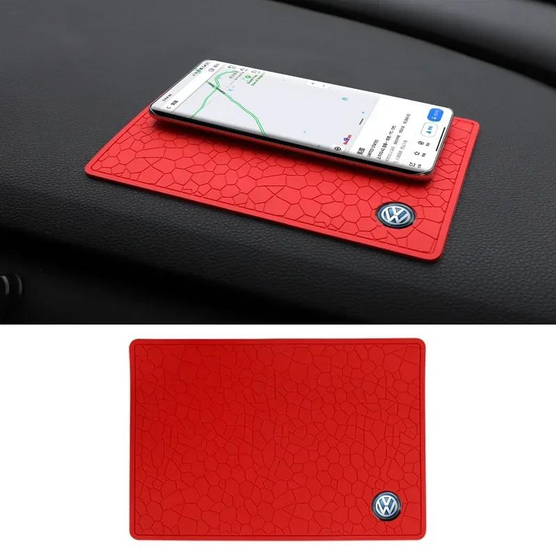 

For VW New PVC Car Non Slip Mat Dashboard Phone Anti Slip Gel Pad For Volkswagen CC R-Line Touran Golf Tiguan Beetle GTI Arteo
