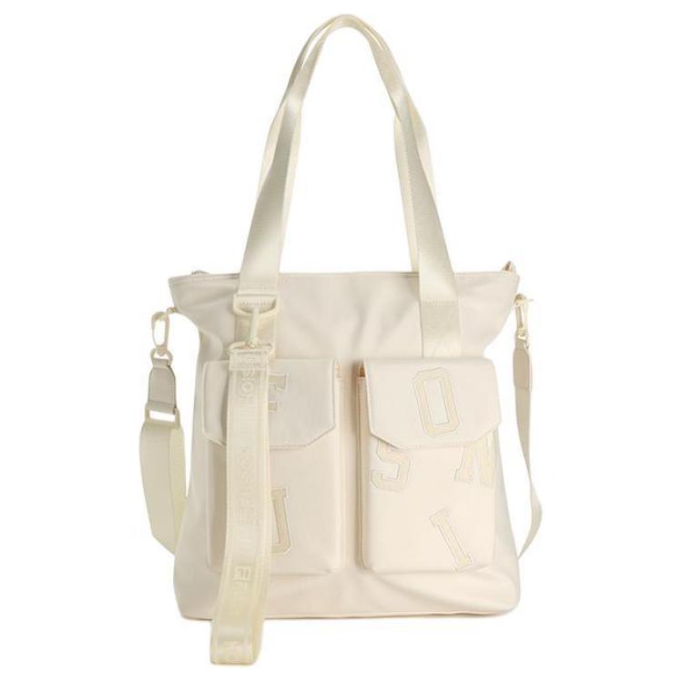 FILA Fusion Fashion Sports Fabric Shoulder Crossbody Tote Bag Unisex bags Milk-White T13U413141FIV