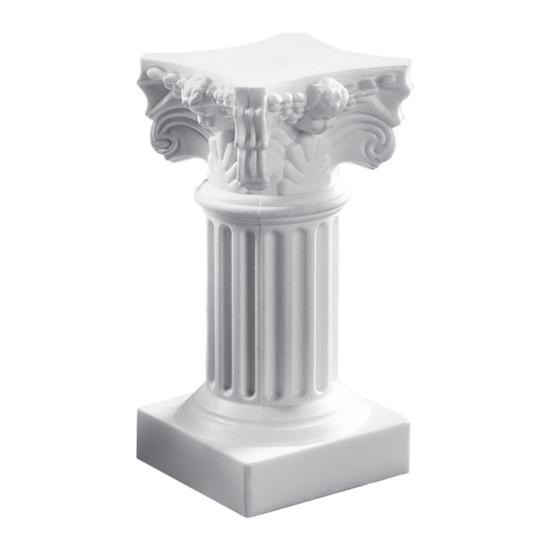 Roman Pillar Candle Holder Mini Greek Column Candle Stand Resin White Candlestick Holder for Wedding Banquet Home Table Centerpiece Photo Prop