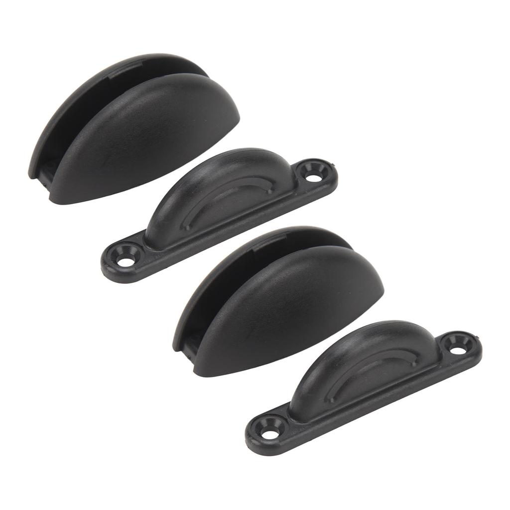 Türbefestigungsset für Wohnmobile, Wohnwagen und Reisemobile, bogenförmiger Türstopper aus Nylon, Halteklammern