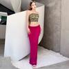 Women's Draw Rope Bright Light Elegant Leisure Holiday Party Sexy Gauze Long Skirt