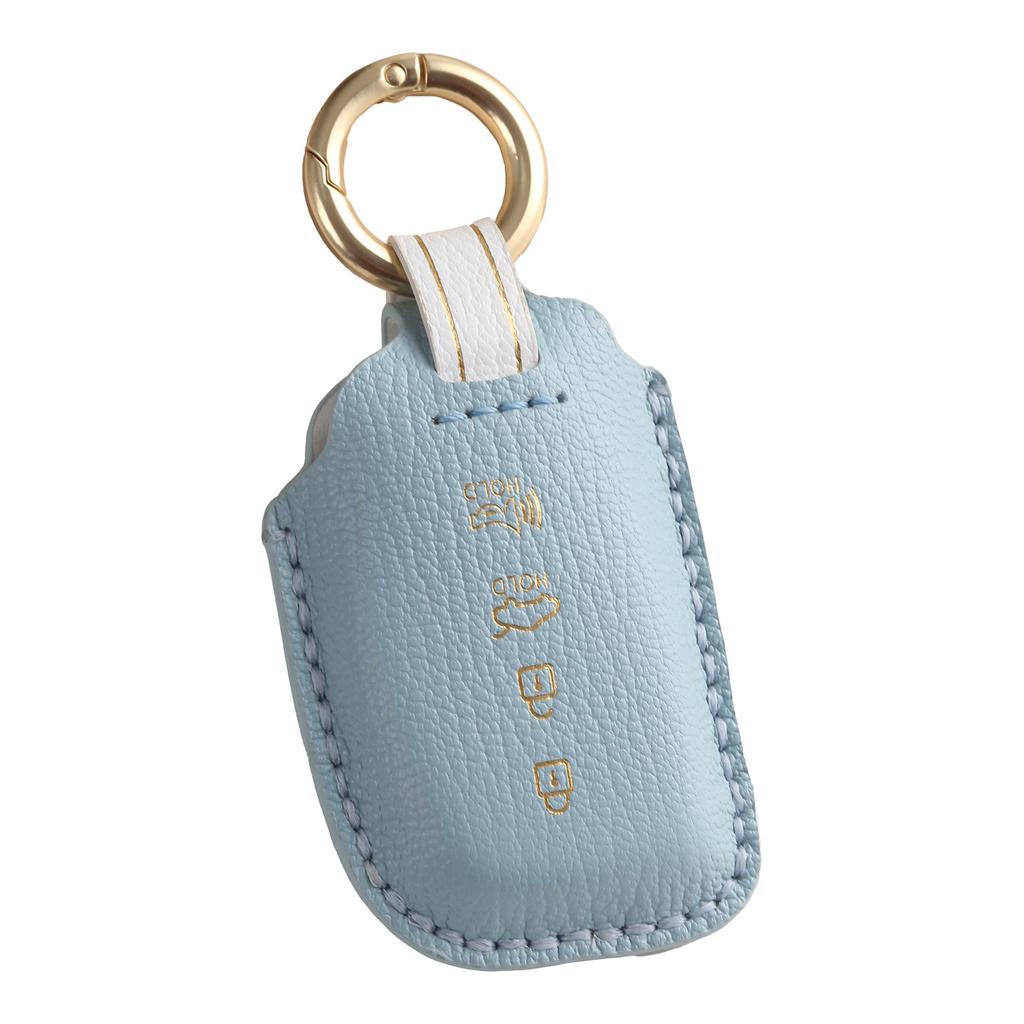 Customized Key Bag Is Suitable for Beijing Hyundai Ix35 Key Set, Langdong Sonata Kia K2 Handmade Leather Shell Buckle.