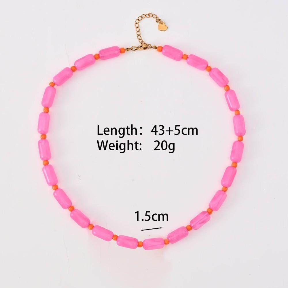 Bohemian Fishbone Pendant Bead Necklace White Shell Heart DIY Choker Necklaces Women