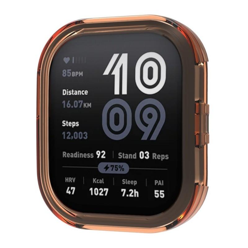 Soft TPU Hollow Case for Amazfit BIP 6 (A2435) Smart Watch Strap Bumper Cover Protector for Amazfit Bip6 (A2435) Accessory