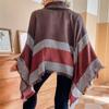 Women's Fashion Temperament Casual Light Luxury Plaid Fringe Sweater Coat