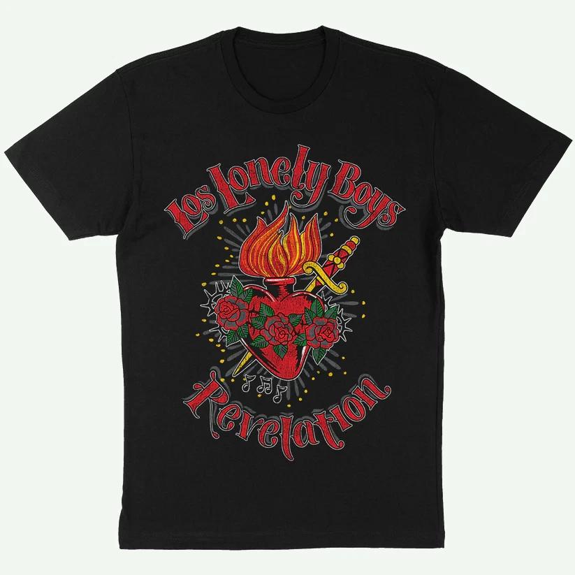 NEW Los Lonely Boys Band Revelation Cotton Heavy Black All Size T Shirt TR833 S