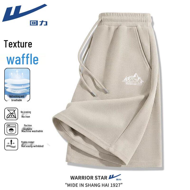 Warrior 2026 Summer Waffle Knit Breathable Shorts M